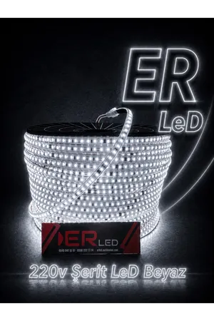 220 Volt Şerit Led beyaz