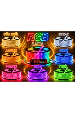 220 Volt Şerit Led RGB
