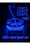 220 Volt Şerit Led mavi